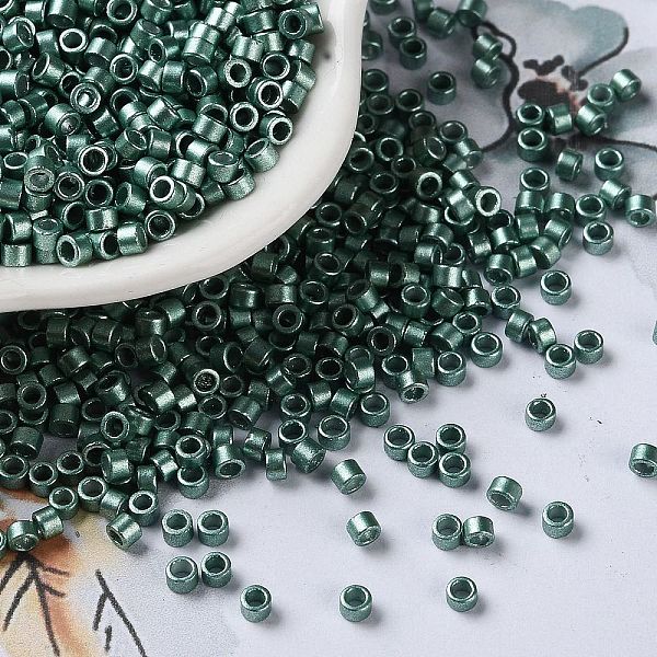 PandaHall Baking Paint Glass Seed Beads, Cylinder, Dark Green, 2.5x2mm, Hole: 1.4mm, about 5039pcs/50g Glass
PandaHall Baking Paint Glass Seed Beads, Cylinder, Dark Green, 2.5x2mm, Hole: 1.4mm, about 5039pcs/50g Glass