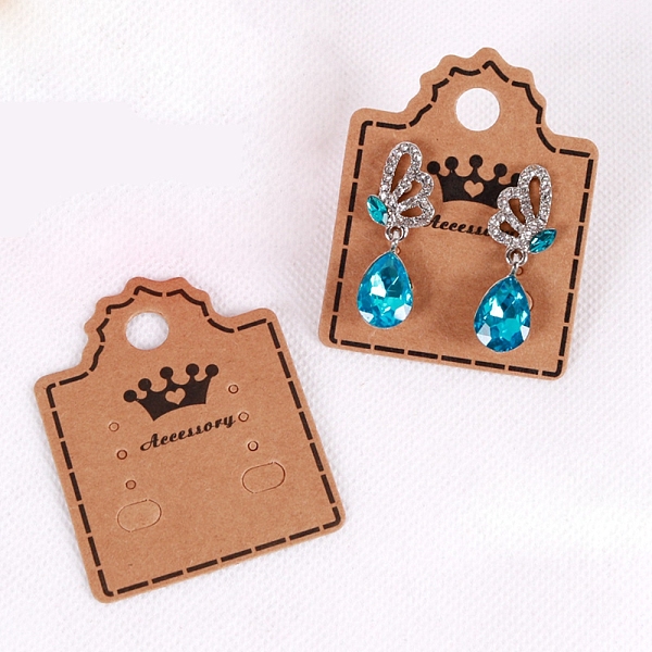 PandaHall Kraft Paper Earring Display Cards, Tan, 6x4.6x0.06cm Paper Square Orange
PandaHall Kraft Paper Earring Display Cards, Tan, 6x4.6x0.06cm Paper Square Orange