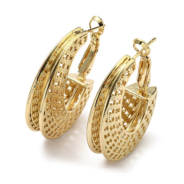 PandaHall Rack Plating Brass Hollow Teardrop Hoop Earrings, Lead Free & Cadmium Free, Real 18K Gold Plated, 33x27x10mm Brass Teardrop
PandaHall Rack Plating Brass Hollow Teardrop Hoop Earrings, Lead Free & Cadmium Free, Real 18K Gold Plated, 33x27x10mm Brass Teardrop
