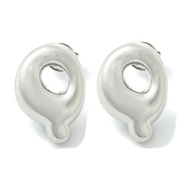 PandaHall Rack Plating Brass Earrings, Cadmium Free & Lead Free, Long-Lasting Plated, Stud Earrings, Alphabet, Platinum, Letter Q, 15x10.5mm...
PandaHall Rack Plating Brass Earrings, Cadmium Free & Lead Free, Long-Lasting Plated, Stud Earrings, Alphabet, Platinum, Letter Q, 15x10.5mm...