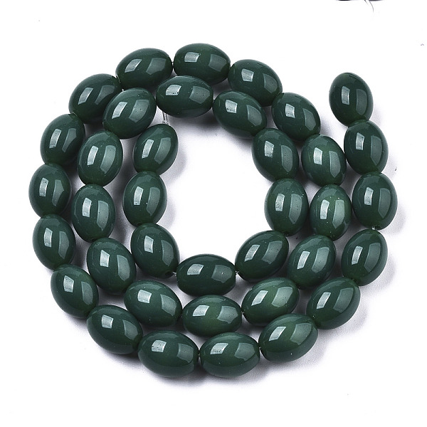 PandaHall Opaque Solid Color Glass Beads Strands, Rice, Sea Green, 10.5x8.5mm, Hole: 1.2mm, about 38~40pcs/strand, 15-3/8 inch~16-1/8 inch... 
PandaHall Opaque Solid Color Glass Beads Strands, Rice, Sea Green, 10.5x8.5mm, Hole: 1.2mm, about 38~40pcs/strand, 15-3/8 inch~16-1/8 inch...
