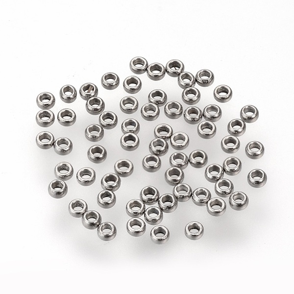 PandaHall 304 Stainless Steel Spacer Beads, Rondelle, Stainless Steel Color, 2x1.5mm, Hole: 1mm 304 Stainless Steel Rondelle
PandaHall 304 Stainless Steel Spacer Beads, Rondelle, Stainless Steel Color, 2x1.5mm, Hole: 1mm 304 Stainless Steel Rondelle