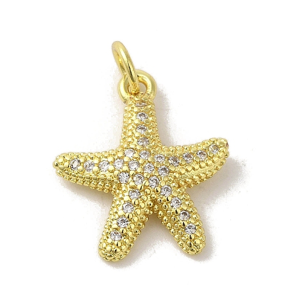 PandaHall Brass Micro Pave Cubic Zirconia Pendants, Real 18K Gold Plated, Starfish Charms, Clear, 17.5x15x2.5mm, Hole: 3mm Brass+Cubic...
PandaHall Brass Micro Pave Cubic Zirconia Pendants, Real 18K Gold Plated, Starfish Charms, Clear, 17.5x15x2.5mm, Hole: 3mm Brass+Cubic...