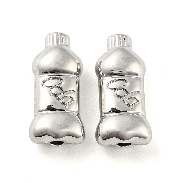 PandaHall Rack Plating Alloy Beads, Lead Free & Cadmium Free & Nickel Free, Bottle, Platinum, 19x9x6mm, Hole: 2mm Alloy Bottle
PandaHall Rack Plating Alloy Beads, Lead Free & Cadmium Free & Nickel Free, Bottle, Platinum, 19x9x6mm, Hole: 2mm Alloy Bottle