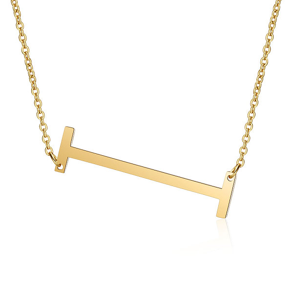 PandaHall 201 Stainless Steel Initial Pendants Necklaces, with Cable Chains, Letter, Letter.I, 17.3~18.3 inch(44~46.5cm)x1.5mm, LetterI...
PandaHall 201 Stainless Steel Initial Pendants Necklaces, with Cable Chains, Letter, Letter.I, 17.3~18.3 inch(44~46.5cm)x1.5mm, LetterI...
