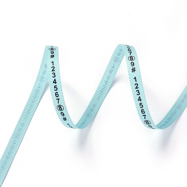PandaHall Polyester Grosgrain Ribbon, with Number, for Jewelry Making, Sky Blue, 1/4 inch(7mm), 100yards/roll(91.44m/roll) Polyester Word...
PandaHall Polyester Grosgrain Ribbon, with Number, for Jewelry Making, Sky Blue, 1/4 inch(7mm), 100yards/roll(91.44m/roll) Polyester Word...