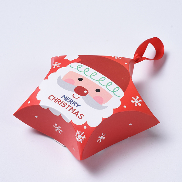 PandaHall Star Shape Christmas Gift Boxes, with Ribbon, Gift Wrapping Bags, for Presents Candies Cookies, Red, 12x12x4.05cm Paper Star Red
PandaHall Star Shape Christmas Gift Boxes, with Ribbon, Gift Wrapping Bags, for Presents Candies Cookies, Red, 12x12x4.05cm Paper Star Red