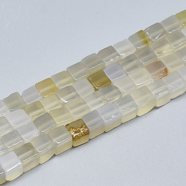 PandaHall Natural White Agate Beads Strands, Cube, 6~6.5x6~6.5x6~6.5mm, Hole: 1mm, about 65pcs/strand, 16.1 inch Natural Agate Cube
PandaHall Natural White Agate Beads Strands, Cube, 6~6.5x6~6.5x6~6.5mm, Hole: 1mm, about 65pcs/strand, 16.1 inch Natural Agate Cube