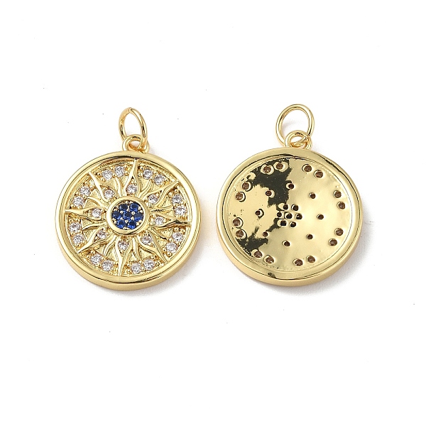 PandaHall Brass Micro Pave Cubic Zirconia Pendants, with Jump Ring, Flat Round with Flower Pattern, Real 18K Gold Plated, 18.5x16x2.3mm..., Clear
PandaHall Brass Micro Pave Cubic Zirconia Pendants, with Jump Ring, Flat Round with Flower Pattern, Real 18K Gold Plated, 18.5x16x2.3mm..., Clear