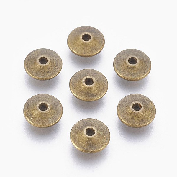 PandaHall Tibetan Style Alloy Beads, Lead Free & Cadmium Free, Flat Bicone, Antique Bronze, 11x5mm, Hole: 2.2mm Alloy Bicone
PandaHall Tibetan Style Alloy Beads, Lead Free & Cadmium Free, Flat Bicone, Antique Bronze, 11x5mm, Hole: 2.2mm Alloy Bicone