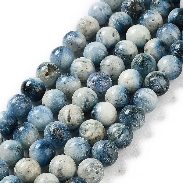 PandaHall Natural Blue Ice Glacierite Stone Beads Strands, Round, 12mm, Hole: 0.8mm, about 32~33pcs/strand, 15.35~15.55 inch(39~39.5cm)...
PandaHall Natural Blue Ice Glacierite Stone Beads Strands, Round, 12mm, Hole: 0.8mm, about 32~33pcs/strand, 15.35~15.55 inch(39~39.5cm)...