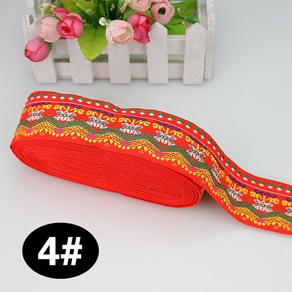 PandaHall Ethnic Style Embroidery Polyester Ribbons, Jacquard Ribbon, Garment Accessories, Wave Pattern, Orange, 1-3/4 inch(45mm), about...
PandaHall Ethnic Style Embroidery Polyester Ribbons, Jacquard Ribbon, Garment Accessories, Wave Pattern, Orange, 1-3/4 inch(45mm), about...