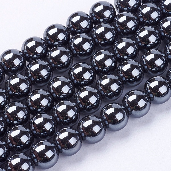 PandaHall Non-Magnetic Synthetic Hematite Beads Strands, Grade AA, Round, Black, Black, 8mm, Hole: 3mm, about 53pcs/strand Non-magnetic...
PandaHall Non-Magnetic Synthetic Hematite Beads Strands, Grade AA, Round, Black, Black, 8mm, Hole: 3mm, about 53pcs/strand Non-magnetic...