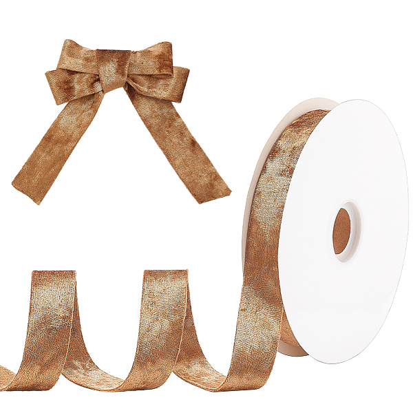 PandaHall Flat Velvet Ribbon, Polyester Ribbon, Clothes Accessories, Camel, 1 inch(25mm), about 16.40 Yards(15m)/Roll Velvet None Brown
PandaHall Flat Velvet Ribbon, Polyester Ribbon, Clothes Accessories, Camel, 1 inch(25mm), about 16.40 Yards(15m)/Roll Velvet None Brown