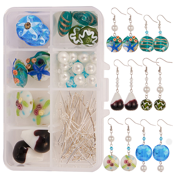 PandaHall SUNNYCLUE 1 Box DIY 6 Pairs Murano Glass Earrings Millefiori Flower Lampwork Beads Dangle Drop Earrings for Jewellery Making Kit..., Multicolor
PandaHall SUNNYCLUE 1 Box DIY 6 Pairs Murano Glass Earrings Millefiori Flower Lampwork Beads Dangle Drop Earrings for Jewellery Making Kit..., Multicolor