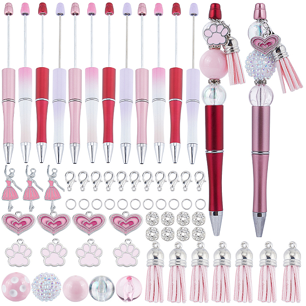 PandaHall SUNNYCLUE DIY 12 Sets Pen Making Kit Beadable Pen with Beads Beading Pen Set 20mm Pink Acrylic Beads Rhinestone Bubblegum Beads...
PandaHall SUNNYCLUE DIY 12 Sets Pen Making Kit Beadable Pen with Beads Beading Pen Set 20mm Pink Acrylic Beads Rhinestone Bubblegum Beads...