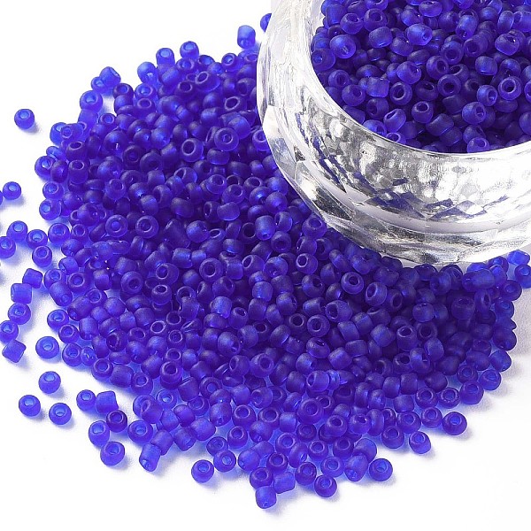 PandaHall 12/0 Glass Seed Beads, Frosted Colors, Round, Round Hole, Blue, 12/0, 2mm, Hole: 1mm, about 3333pcs/50g, 50g/bag, 18bags/2pounds...
PandaHall 12/0 Glass Seed Beads, Frosted Colors, Round, Round Hole, Blue, 12/0, 2mm, Hole: 1mm, about 3333pcs/50g, 50g/bag, 18bags/2pounds...