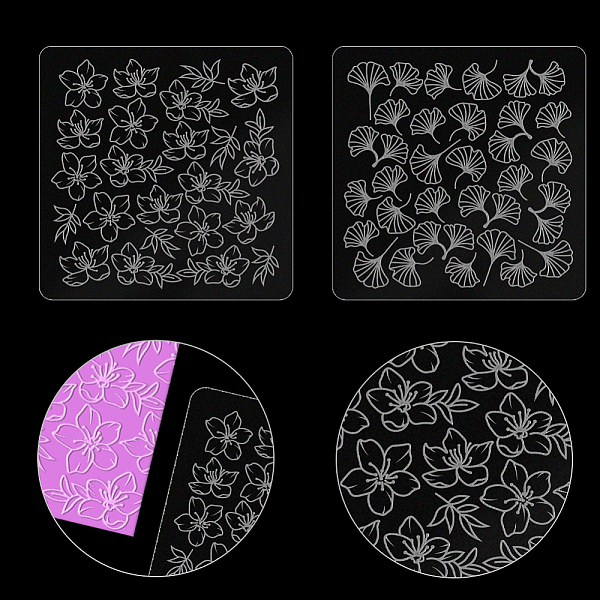 PandaHall Acrylic Clay Texture Boards, Square, March Cherry Blossom, 100x100mm, 2pcs/set Acrylic March Cherry Blossom Clear
PandaHall Acrylic Clay Texture Boards, Square, March Cherry Blossom, 100x100mm, 2pcs/set Acrylic March Cherry Blossom Clear
