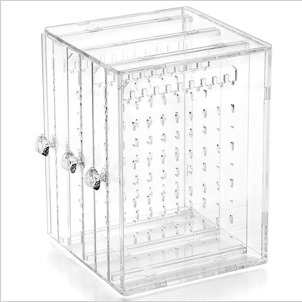 PandaHall Rectangle 3 Vertical Drawers Transparent Plastic Jewelry Organizer Case, Hanging Jewelry Box for Earring Stud Storage, Clear...
PandaHall Rectangle 3 Vertical Drawers Transparent Plastic Jewelry Organizer Case, Hanging Jewelry Box for Earring Stud Storage, Clear...