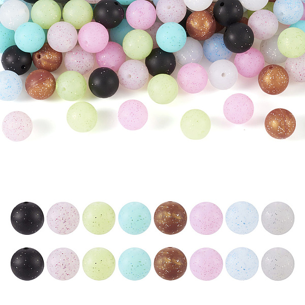 PandaHall 80Pcs 8 Colors Round Food Grade Eco-Friendly Silicone Beads, Chewing Beads For Teethers, DIY Nursing Necklaces Making, Mixed Color..., Multicolor
PandaHall 80Pcs 8 Colors Round Food Grade Eco-Friendly Silicone Beads, Chewing Beads For Teethers, DIY Nursing Necklaces Making, Mixed Color..., Multicolor
