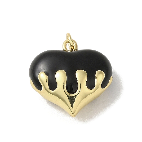 PandaHall Rack Plating Brass Enamel Pendants, with Jump Ring, Long-Lasting Plated, Lead Free & Cadmium Free, Real 18K Gold Plated, Heart..., Black
PandaHall Rack Plating Brass Enamel Pendants, with Jump Ring, Long-Lasting Plated, Lead Free & Cadmium Free, Real 18K Gold Plated, Heart..., Black