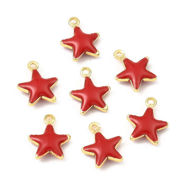 PandaHall Brass Enamel Charms, Real 18K Gold Plated, Long-Lasting Plated, Lead Free & Cadmium Free, Star Charm, Mixed Color, 10x8x3mm, Hole..., Multicolor
PandaHall Brass Enamel Charms, Real 18K Gold Plated, Long-Lasting Plated, Lead Free & Cadmium Free, Star Charm, Mixed Color, 10x8x3mm, Hole..., Multicolor