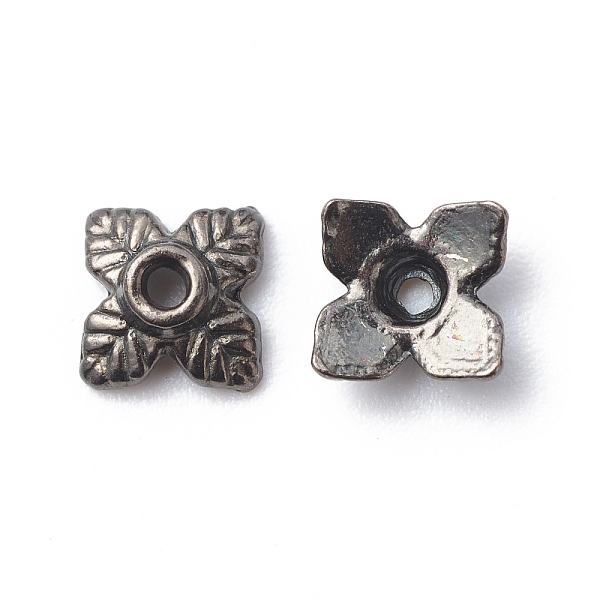 PandaHall Tibetan Style Alloy Bead Caps, Flower, 4-Petal, Cadmium Free & Lead Free, Gunmetal, 6x6x2mm, Hole: 1mm Alloy
PandaHall Tibetan Style Alloy Bead Caps, Flower, 4-Petal, Cadmium Free & Lead Free, Gunmetal, 6x6x2mm, Hole: 1mm Alloy