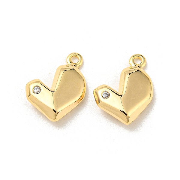 PandaHall Brass Micro Pave Cubic Zirconia Charms, Heart, Real 18K Gold Plated, 7x10x3mm, Hole: 1mm Brass+Cubic Zirconia Heart Clear
PandaHall Brass Micro Pave Cubic Zirconia Charms, Heart, Real 18K Gold Plated, 7x10x3mm, Hole: 1mm Brass+Cubic Zirconia Heart Clear