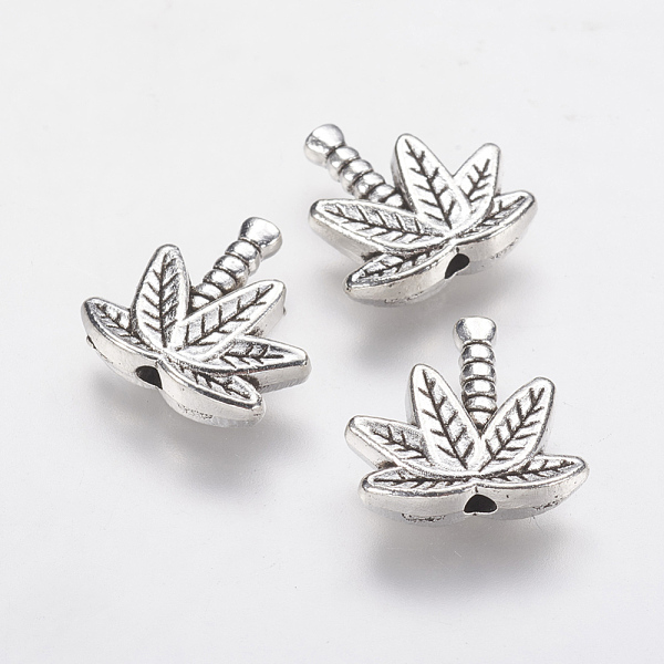PandaHall Tibetan Style Alloy Beads, Leaf, Antique Silver, 13x13.5x3mm, Hole: 1.5mm Alloy Leaf
PandaHall Tibetan Style Alloy Beads, Leaf, Antique Silver, 13x13.5x3mm, Hole: 1.5mm Alloy Leaf
