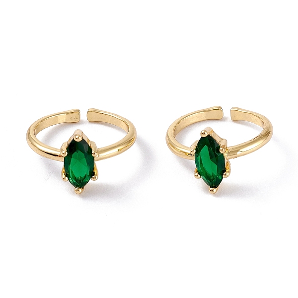 PandaHall Brass Micro Pave Cubic Zirconia Cuff Rings, Open Rings, Long-Lasting Plated, Real 18K Gold Plated, Horse Eye, Green, 2mm, Inner...
PandaHall Brass Micro Pave Cubic Zirconia Cuff Rings, Open Rings, Long-Lasting Plated, Real 18K Gold Plated, Horse Eye, Green, 2mm, Inner...