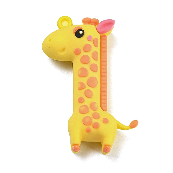 PandaHall Cartoon PVC Plastic Big Pendants, Number 1 Charm, Giraffe, 54x37x15mm, Hole: 3mm PVC Giraffe Yellow
PandaHall Cartoon PVC Plastic Big Pendants, Number 1 Charm, Giraffe, 54x37x15mm, Hole: 3mm PVC Giraffe Yellow