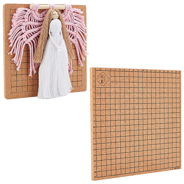 PandaHall PH Tan Macrame Project Board, Cork Backing Board for Weaving Square Hand Weaving Aid Board, Double Sided Grid Large Cork Board..., Orange
PandaHall PH Tan Macrame Project Board, Cork Backing Board for Weaving Square Hand Weaving Aid Board, Double Sided Grid Large Cork Board..., Orange