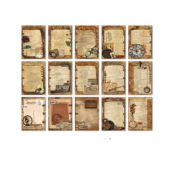 PandaHall 30Pcs 15 Styles Retro Scrapbook Paper Pads, for DIY Album Scrapbook, Background Paper, Diary Decoration, Sienna, 140x100mm..., Brown
PandaHall 30Pcs 15 Styles Retro Scrapbook Paper Pads, for DIY Album Scrapbook, Background Paper, Diary Decoration, Sienna, 140x100mm..., Brown