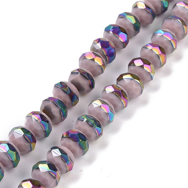 PandaHall Handmade Porcelain Beads Strands, Facted, Rondelle, Half Plated, Thistle, 8x6.5mm, Hole: 1.4mm, about 66pcs/strand, 16.77 inch..., Purple
PandaHall Handmade Porcelain Beads Strands, Facted, Rondelle, Half Plated, Thistle, 8x6.5mm, Hole: 1.4mm, about 66pcs/strand, 16.77 inch..., Purple