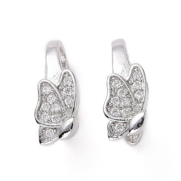 PandaHall Rack Plating Brass Micro Pave Clear Cubic Zirconia Snap on Bails, Long-Lasting Plated, Butterfly, Platinum, 16x6.5x9mm, Pin: 0.9mm...
PandaHall Rack Plating Brass Micro Pave Clear Cubic Zirconia Snap on Bails, Long-Lasting Plated, Butterfly, Platinum, 16x6.5x9mm, Pin: 0.9mm...