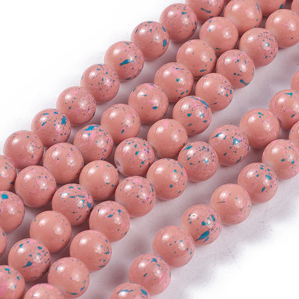 PandaHall Opaque Baking Painted Glass Beads Strands, Round, Salmon, 8~8.5mm, Hole: 1.5mm, about 100pcs/strand, 31.1 inch(79cm) Glass Round..., Red
PandaHall Opaque Baking Painted Glass Beads Strands, Round, Salmon, 8~8.5mm, Hole: 1.5mm, about 100pcs/strand, 31.1 inch(79cm) Glass Round..., Red