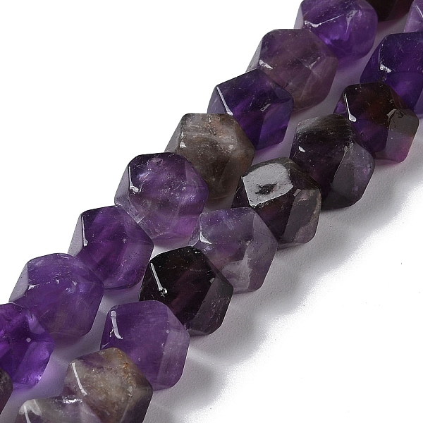 PandaHall Natural Amethyst Star Cut Round Beads Strands, Faceted, 7~8.5x7~8.5x7~8.5mm, Hole: 1.2mm, about 25~26pcs/strand, 8.39''~8.62''...
PandaHall Natural Amethyst Star Cut Round Beads Strands, Faceted, 7~8.5x7~8.5x7~8.5mm, Hole: 1.2mm, about 25~26pcs/strand, 8.39''~8.62''...