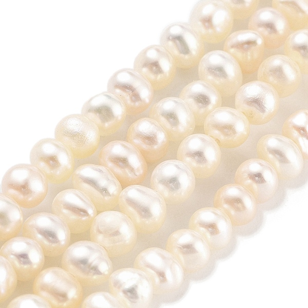 PandaHall Natural Cultured Freshwater Pearl Beads Strands, Potato, Antique White, 3.2~3.6mm, Hole: 0.5mm, about 63~70pcs/strand, 7.68~7.87...
PandaHall Natural Cultured Freshwater Pearl Beads Strands, Potato, Antique White, 3.2~3.6mm, Hole: 0.5mm, about 63~70pcs/strand, 7.68~7.87...