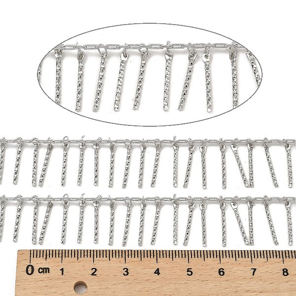PandaHall Rack Plating Brass Link Chains, Long-Lasting Plated, Soldered, with Spool, Platinum, Bar: 15x2x1mm, about 32.81 Feet(10m)/Roll...
PandaHall Rack Plating Brass Link Chains, Long-Lasting Plated, Soldered, with Spool, Platinum, Bar: 15x2x1mm, about 32.81 Feet(10m)/Roll...
