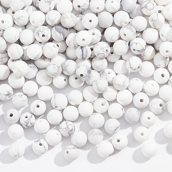 PandaHall 3 Strands Natural Howlite Beads Strands, Frosted, Round, 6mm, Hole: 0.8mm, about 60pcs/strand, 14.1 inch Howlite Round
PandaHall 3 Strands Natural Howlite Beads Strands, Frosted, Round, 6mm, Hole: 0.8mm, about 60pcs/strand, 14.1 inch Howlite Round