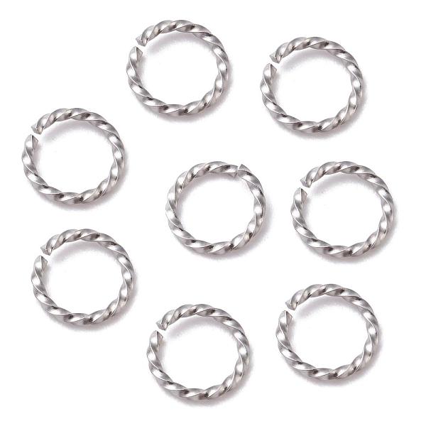 PandaHall 304 Stainless Steel Jump Rings, Open Jump Rings, Twisted, Stainless Steel Color, 18 Gauge, 8x1mm, Inner Diameter: 6mm 304...
PandaHall 304 Stainless Steel Jump Rings, Open Jump Rings, Twisted, Stainless Steel Color, 18 Gauge, 8x1mm, Inner Diameter: 6mm 304...