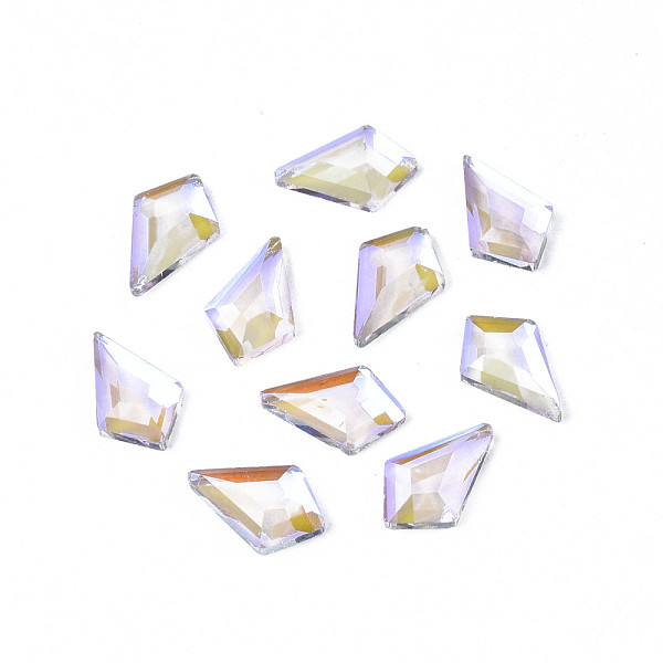 PandaHall Glass Rhinestone Cabochons, Nail Art Decoration Accessories, Faceted, Kite, Lilac, 8.5x5.5x1.5mm Glass Others Purple
PandaHall Glass Rhinestone Cabochons, Nail Art Decoration Accessories, Faceted, Kite, Lilac, 8.5x5.5x1.5mm Glass Others Purple