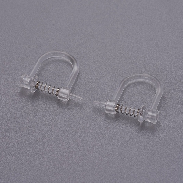 PandaHall Plastic Clip-on Earring Findings, with Stainless Steel Findings, Stainless Steel Color, 11x13x3.5mm Plastic
PandaHall Plastic Clip-on Earring Findings, with Stainless Steel Findings, Stainless Steel Color, 11x13x3.5mm Plastic