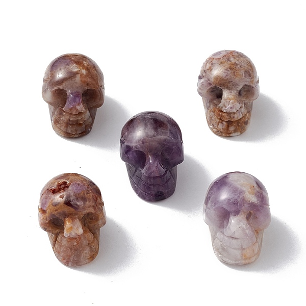 PandaHall Natural Chevron Amethyst Display Decoration, for Home Office Tabletop, Skull, 18~23x17~23.5x23~26mm Amethyst Skull
PandaHall Natural Chevron Amethyst Display Decoration, for Home Office Tabletop, Skull, 18~23x17~23.5x23~26mm Amethyst Skull