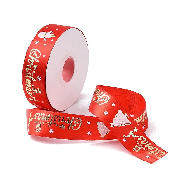 PandaHall 25 Yards Christmas Theme Printed Polyester Ribbon, for DIY Jewelry Making, Red, 7/8~1 inch(23~25mm) Polyester Word Red
PandaHall 25 Yards Christmas Theme Printed Polyester Ribbon, for DIY Jewelry Making, Red, 7/8~1 inch(23~25mm) Polyester Word Red