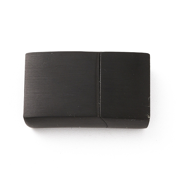 PandaHall Ion Plating(IP) 304 Stainless Steel Rectangle Magnetic Clasps with Glue-in Ends, Electrophoresis Black, 20x12x5mm, Hole: 10x3mm...
PandaHall Ion Plating(IP) 304 Stainless Steel Rectangle Magnetic Clasps with Glue-in Ends, Electrophoresis Black, 20x12x5mm, Hole: 10x3mm...