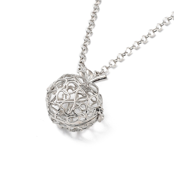 PandaHall Brass Pendant Necklaces, with Iron Rolo Chains, Apple, 31.89 inch(81cm), Pendant: 31x29.5x20mm Brass Apple
PandaHall Brass Pendant Necklaces, with Iron Rolo Chains, Apple, 31.89 inch(81cm), Pendant: 31x29.5x20mm Brass Apple