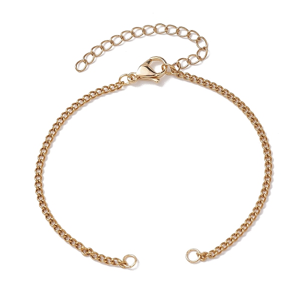 PandaHall 304 Stainless Steel Chain Bracelet Making, with Jump Rings and Lobster Claw Clasps, Golden, 6-3/4 inch(17cm) 304 Stainless Steel
PandaHall 304 Stainless Steel Chain Bracelet Making, with Jump Rings and Lobster Claw Clasps, Golden, 6-3/4 inch(17cm) 304 Stainless Steel
