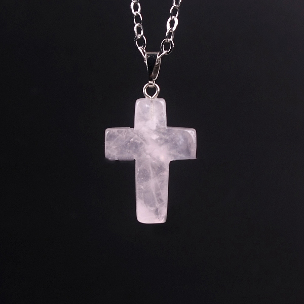 PandaHall Natural Rose Quartz Pendants, with Platinum Tone Brass Findings, Cross, 25x18mm Rose Quartz Cross
PandaHall Natural Rose Quartz Pendants, with Platinum Tone Brass Findings, Cross, 25x18mm Rose Quartz Cross