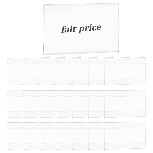 PandaHall Acrylic Table Card Display Frame, Price Tags, Rectangle, White, 10x6.25x0.35cm Acrylic Rectangle White
PandaHall Acrylic Table Card Display Frame, Price Tags, Rectangle, White, 10x6.25x0.35cm Acrylic Rectangle White